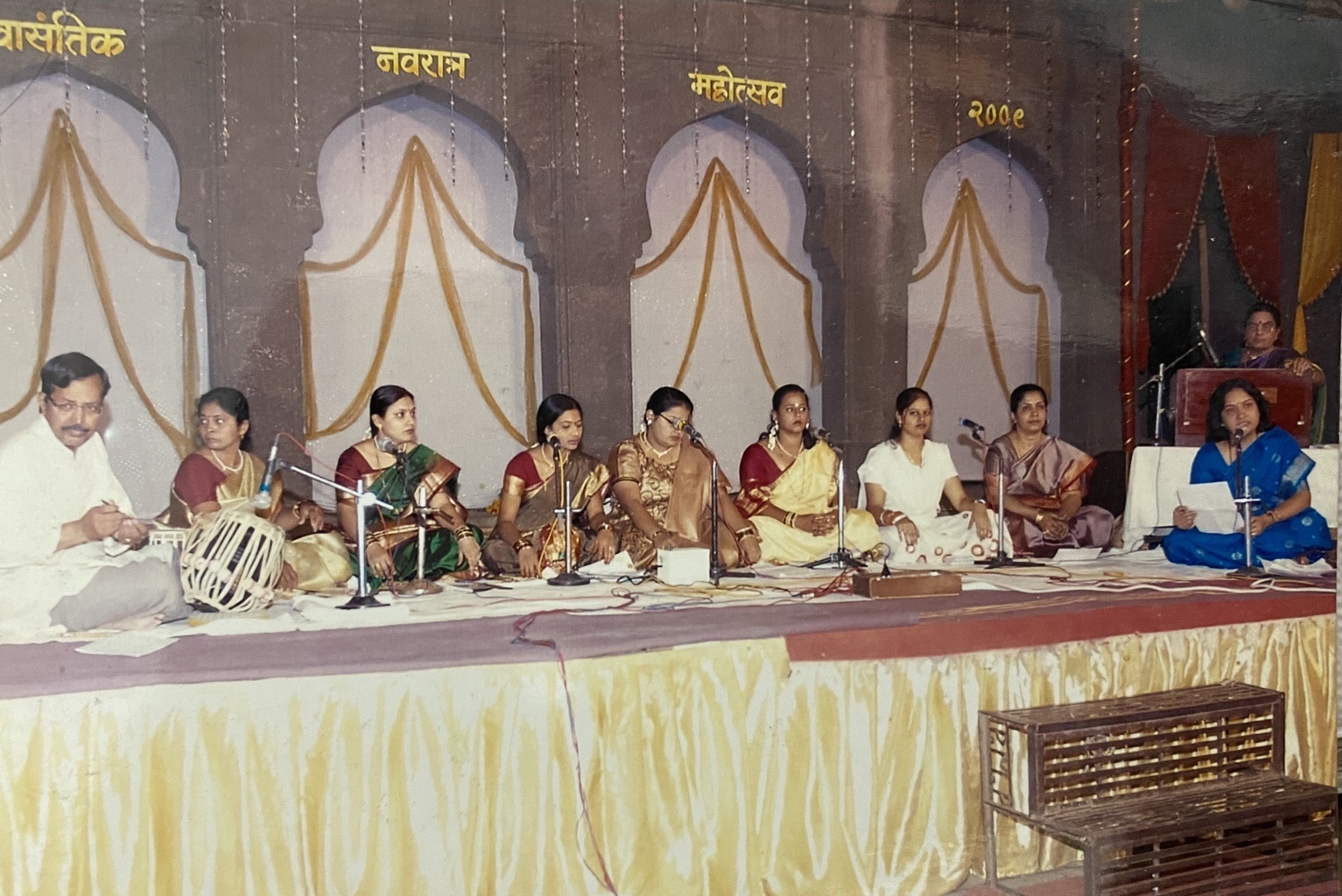 A Glance during the performance of students in Kalaram Mandir Utsav. 